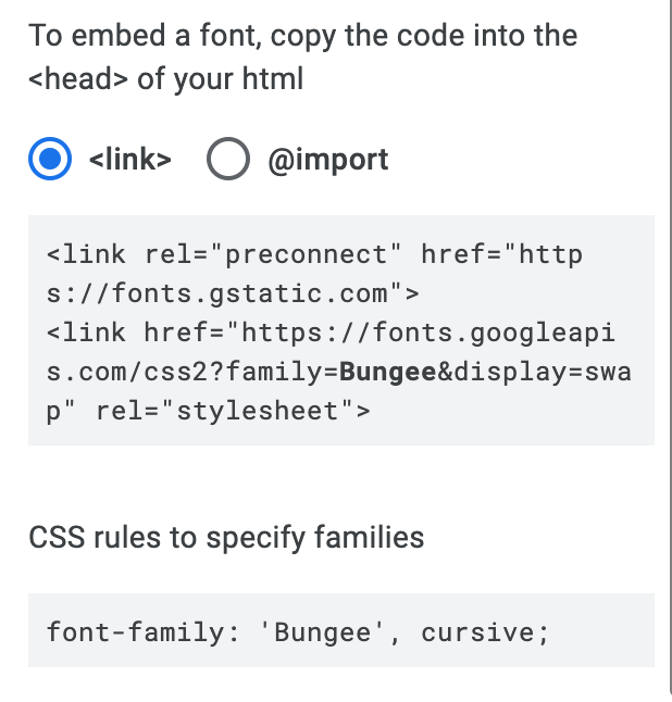 font import
