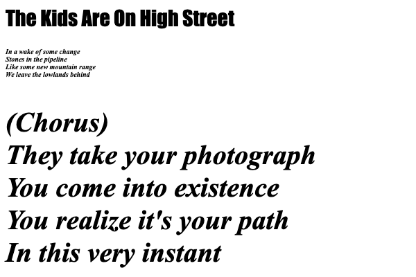 With fonts