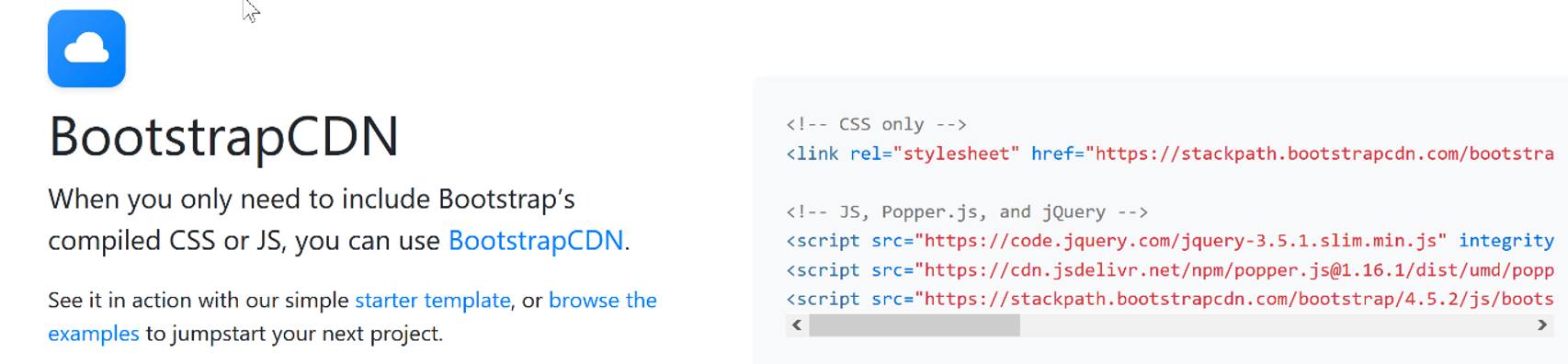 GetBootstrap via een CDN