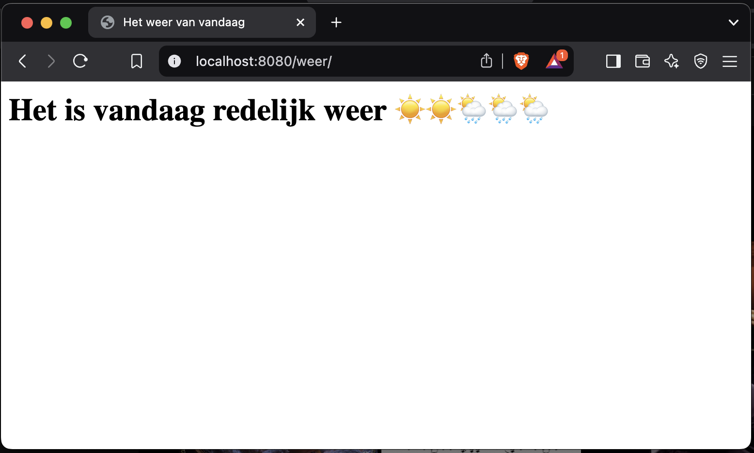 We hebben nu een tweede pad gemaakt 💪